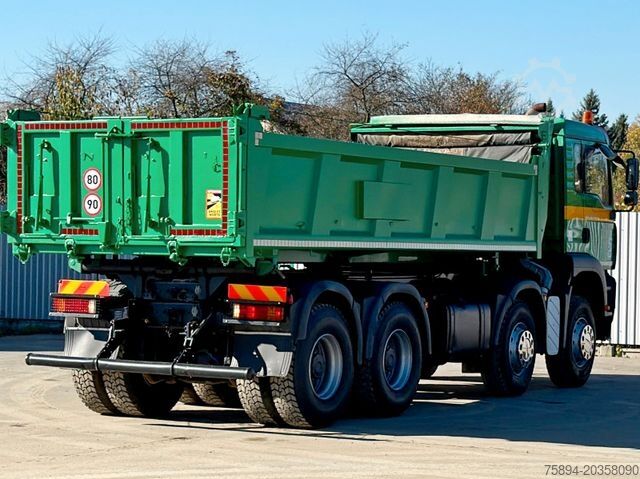 Kipper LKW MAN TGA 35.360 * KIPPER 6,10 m + BORDMATIC / 8x4*TOP