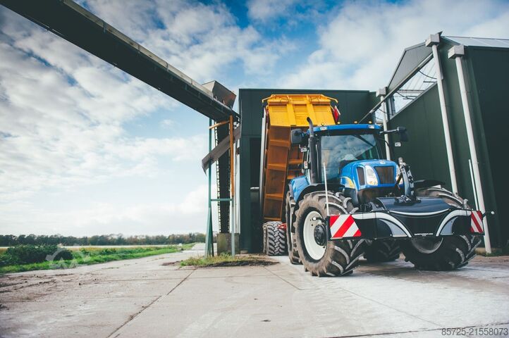 Tieflader  14 tons oprijtransporter