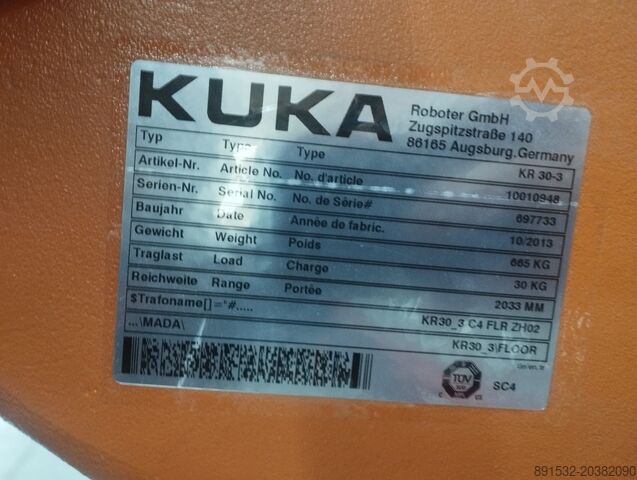 Industrieroboter KUKA KR30-3 KRC4 Roboter