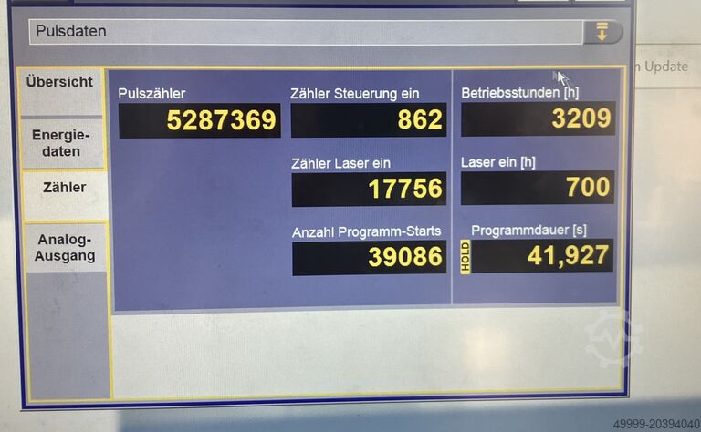 Tube laser TRUMPF Trulaser Tube 3000 Fiber 2000W