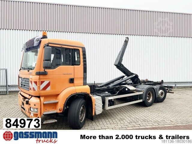 Abrollkipper MAN TGA 26.350/400 6x2-2 BL, Lenk-/Liftachse
