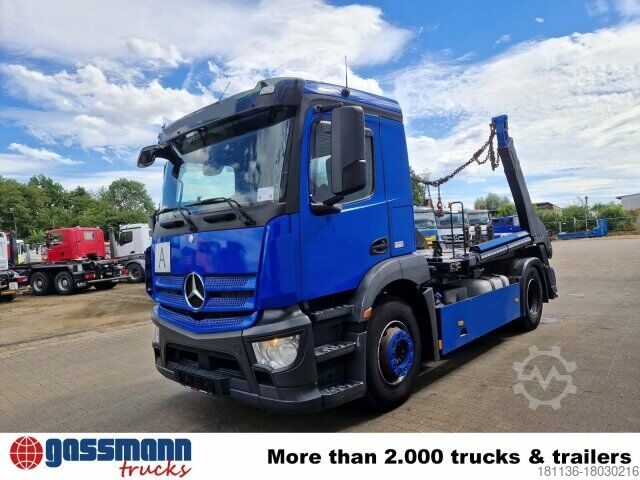 Kipper LKW Mercedes-Benz Antos 1840 L, Gergen Teleskopabsetzkipper Adonis