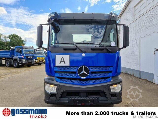 Kipper LKW Mercedes-Benz Antos 1840 L, Gergen Teleskopabsetzkipper Adonis
