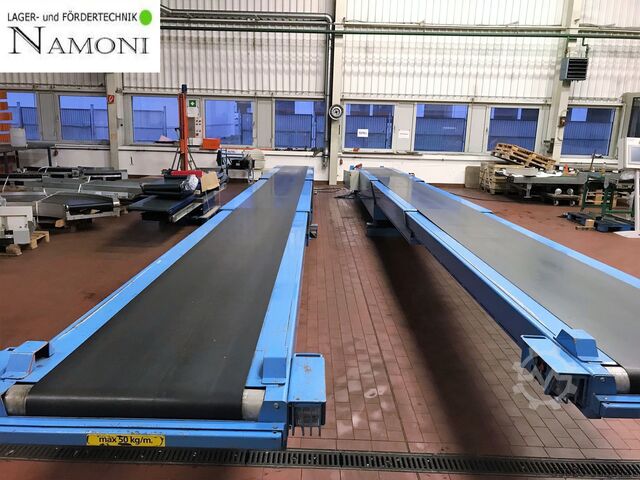 Telescopic conveyor, conveyor belt 11,6m Caljan
