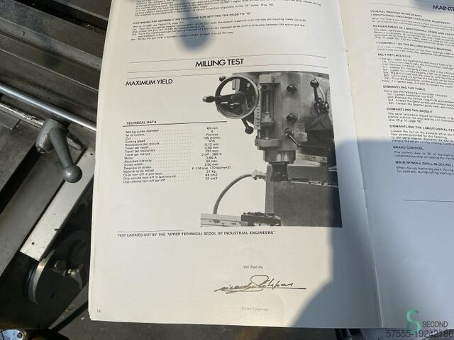 Milling machines Holke F10-V 1973 Holke F10-V F -V