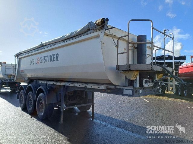 Tipper semitrailer Langendorf Kipper Stahlrundmulde 24m³