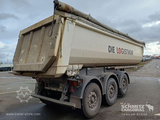Tipper semitrailer Langendorf Kipper Stahlrundmulde 24m³