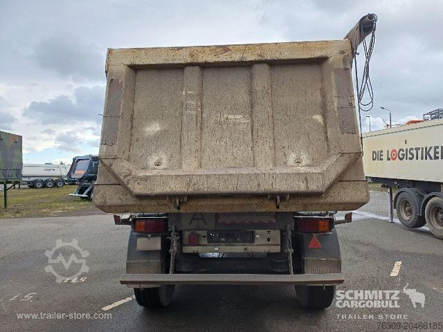 Tipper semitrailer Langendorf Kipper Stahlrundmulde 24m³