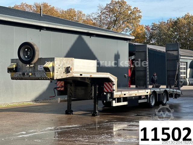 Tieflader-Sattelauflieger Özsan VEGA 2Achs Tieflader Rampen