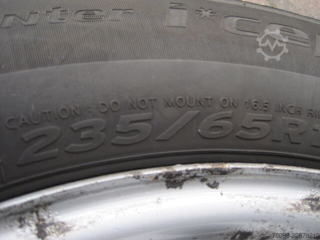 Winterkompletträder 4x Winterkomplettrad 235/65R16C 115/113R Ford Transit