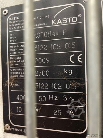 CNC metal sawing center Kasto Kasto Kastoflex F