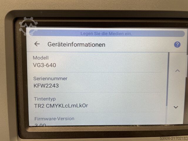 Digitaldruckmaschine Roland TrueVis VG3-640