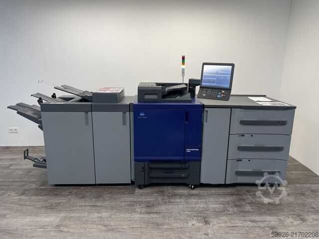 Digitaldruckmaschine Konica Minolta AccurioPress C4080 incl. Fiery, booklet, paper deck