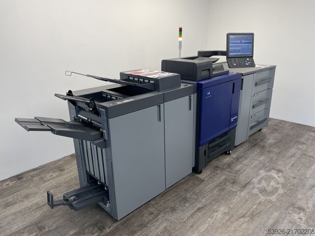 Digitaldruckmaschine Konica Minolta AccurioPress C4080 incl. Fiery, booklet, paper deck