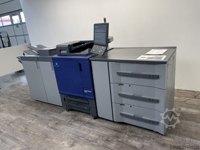 Digitaldruckmaschine Konica Minolta AccurioPress C4080 incl. Fiery, booklet, paper deck