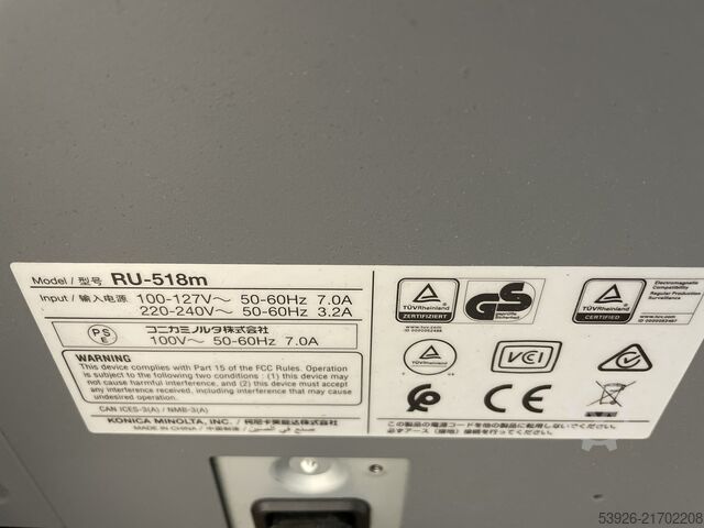 Digitaldruckmaschine Konica Minolta AccurioPress C4080 incl. Fiery, booklet, paper deck