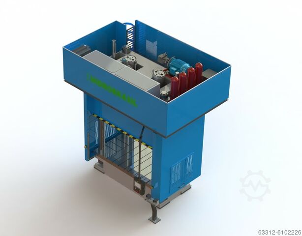 Hydraulic 400 to column press Hidrobrasil 400 Tonnen Viersäulenpresse