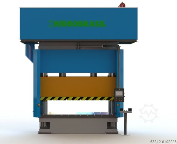 Hydraulic 400 to column press Hidrobrasil 400 Tonnen Viersäulenpresse