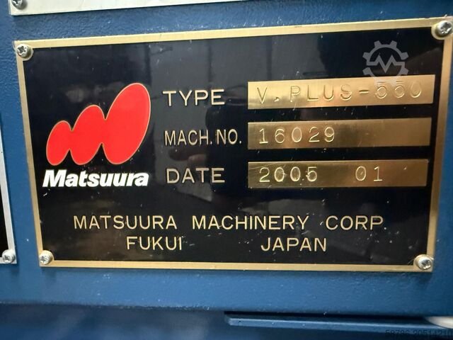 Vertikales Bearbeitungszentrum Matsuura V Plus 550
