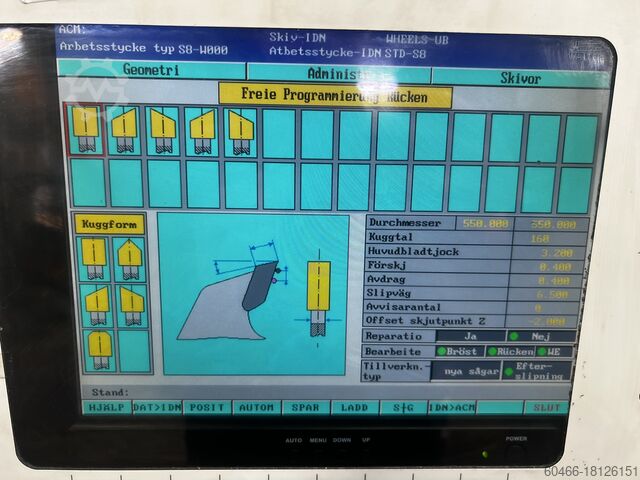 HM SĂ€gen Schleifmaschine WALTER Woodtronic NC4 loader