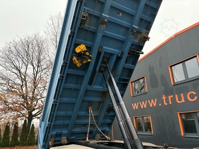 Three-sided tipper truck MAN TGS 35.440 DSK 8x4 Meiller Kipper Bordmatik