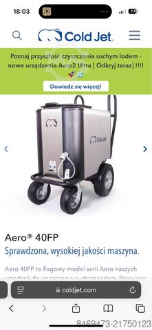 Dry ice blasting equipment Cold Jet Aero 40 FP