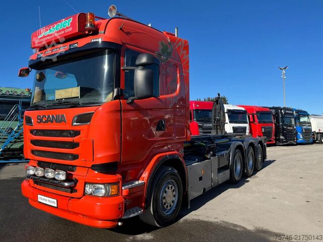 Hakenarmsystem Scania R500 R500 8x4*VELSYCON Combilift*Silosteller*Ab...