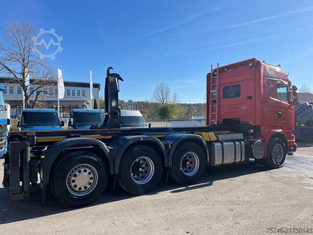 Hakenarmsystem Scania R500 R500 8x4*VELSYCON Combilift*Silosteller*Ab...