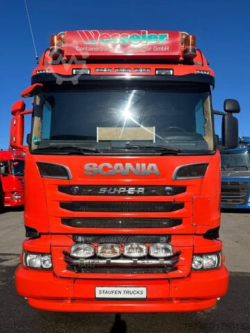 Hakenarmsystem Scania R500 R500 8x4*VELSYCON Combilift*Silosteller*Ab...