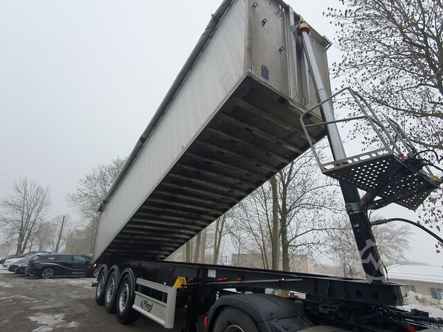 Tipper semitrailer FLIEGL Sattelkipper ALU 50m³ DHKA 390