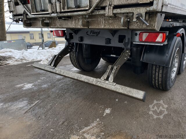 Tipper semitrailer FLIEGL Sattelkipper ALU 50m³ DHKA 390