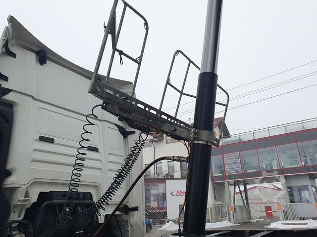 Tipper semitrailer FLIEGL Sattelkipper ALU 50m³ DHKA 390