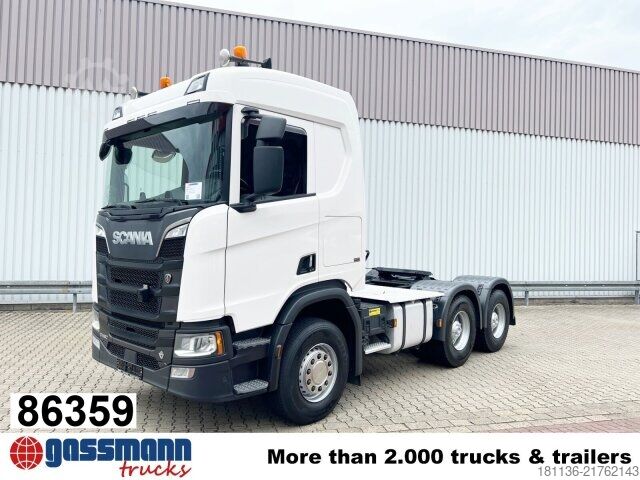 Standard tractor unit Scania R 580 6x4, V8-Motor, Kipphydraulik, Retarder, 66t