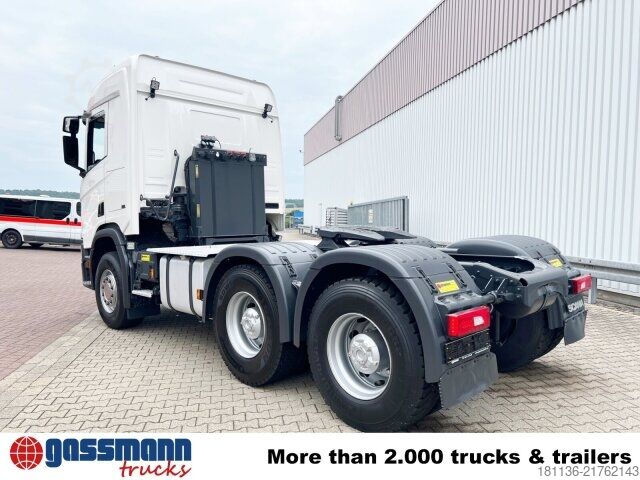 Standard tractor unit Scania R 580 6x4, V8-Motor, Kipphydraulik, Retarder, 66t