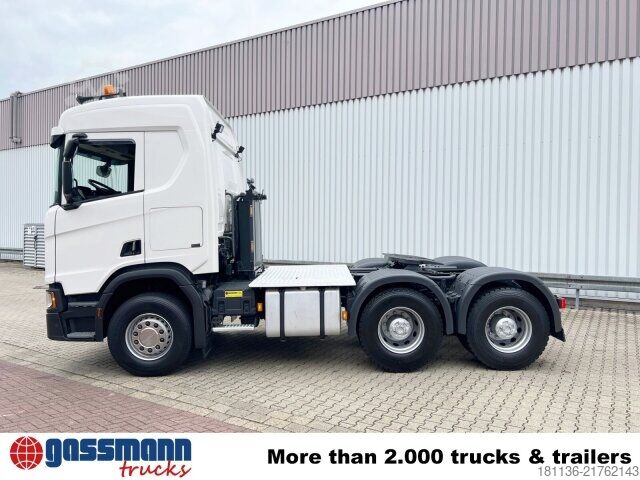 Standard tractor unit Scania R 580 6x4, V8-Motor, Kipphydraulik, Retarder, 66t