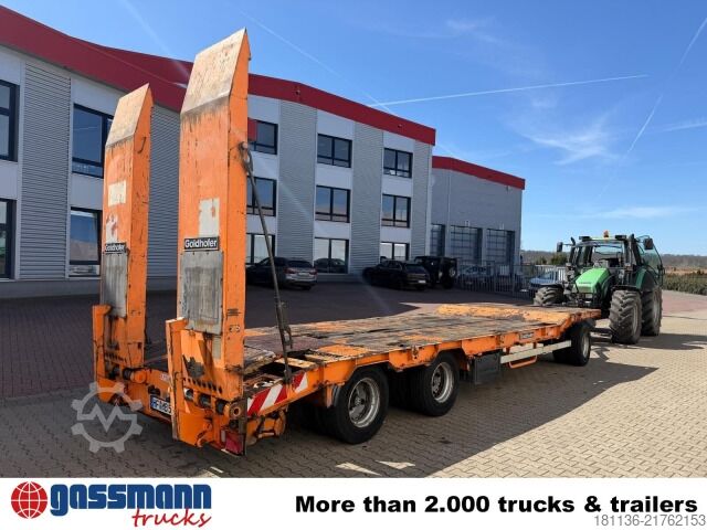 Low loader trailer Goldhofer TU3-24/80