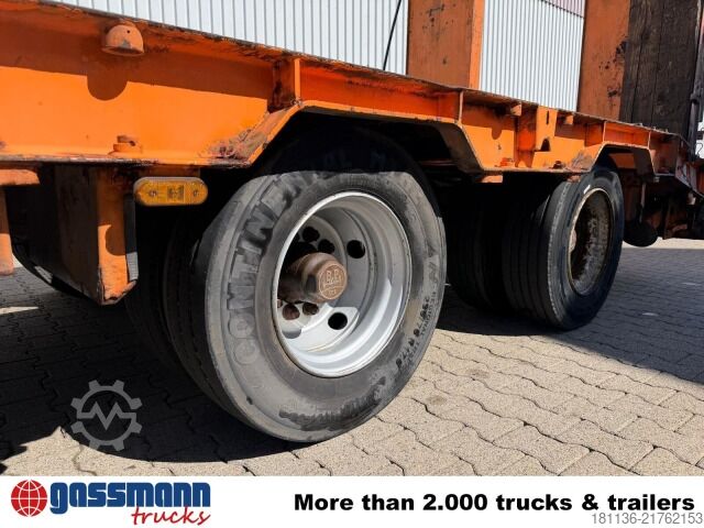 Low loader trailer Goldhofer TU3-24/80