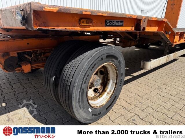 Low loader trailer Goldhofer TU3-24/80
