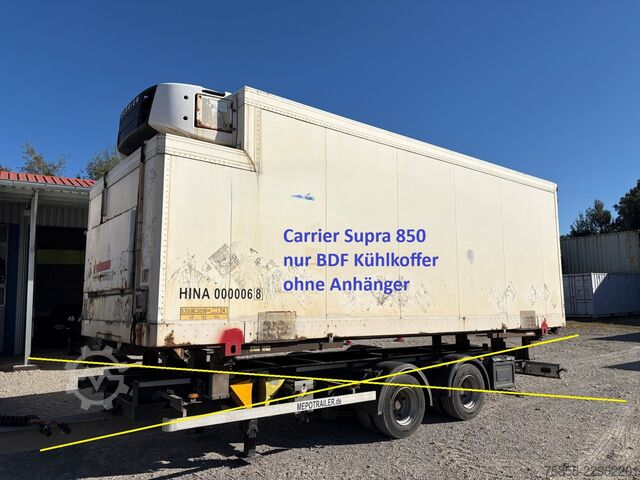 Wechselbrücke mit Kühlkoffer Schmitz Cargobull BDF Kühlkoffer Carrier 850 Innen 2,40m