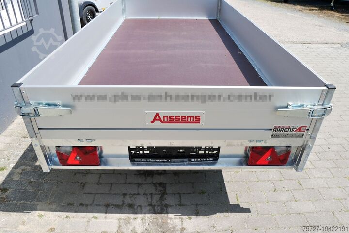 Car trailer Anssems PLT2 2000 305x150 PRO Pritschenhochlade