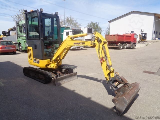 Mini excavator KOMATSU PC16R Powertilt + GL