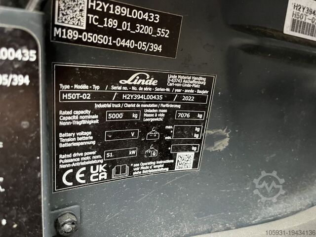 LPG Forklifts Linde H50T-02