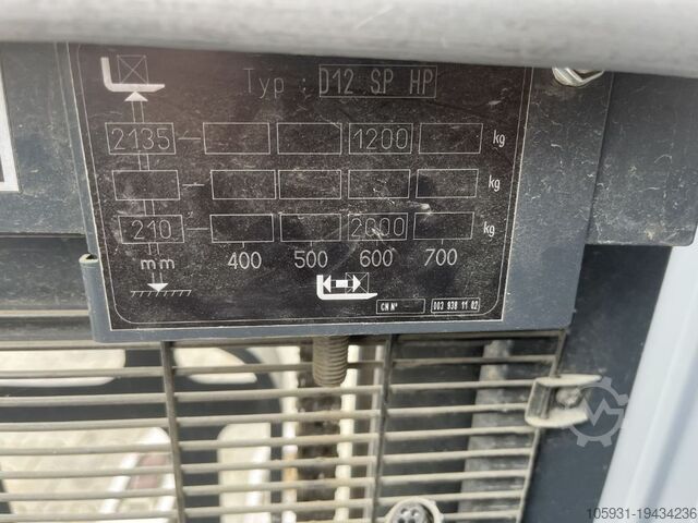 Fahrerstandstapler Linde D12HPSP