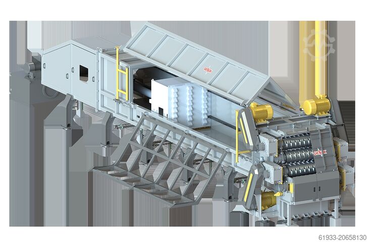 Four Shaft Pipe & Profile Shredder Genox J1200