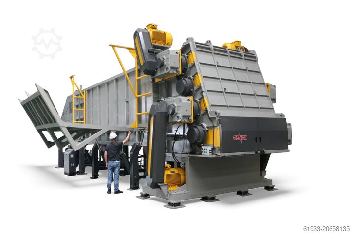 Four Shaft Pipe & Profile Shredder Genox J2000
