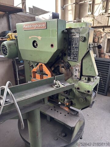 Section steel shear Peddinghaus PEDDY Profilstahlschere + Stanzmaschine