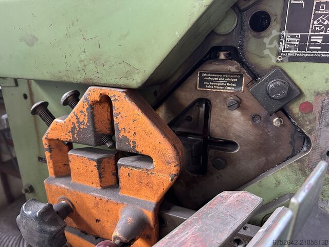 Section steel shear Peddinghaus PEDDY Profilstahlschere + Stanzmaschine