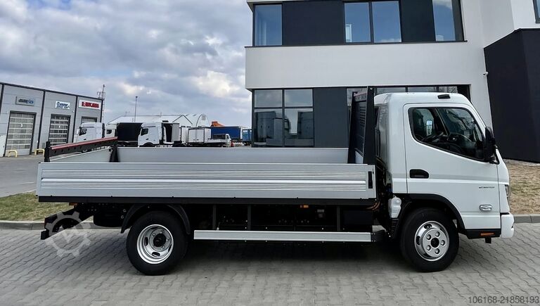 Transporter with flatbed Fuso e Canter 4C15 Pritsche