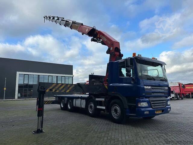 Crane truck DAF CF 85.380 8x4 Palfinger PK 72002  8x Hydraulisch
