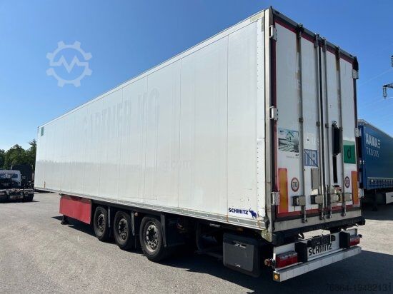 Low loader semitrailer SCHMITZ SCB S3B SKO24, KüHLAUFLIEGER, TK SLXE 400,  LIFTACHSE, FLEISCHBAHNEN